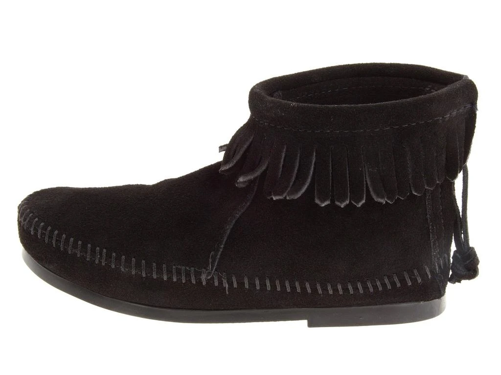 商品Minnetonka|Back Zipper Boot Hardsole (Toddler/Little Kid/Big Kid),价格¥209,第4张图片详细描述