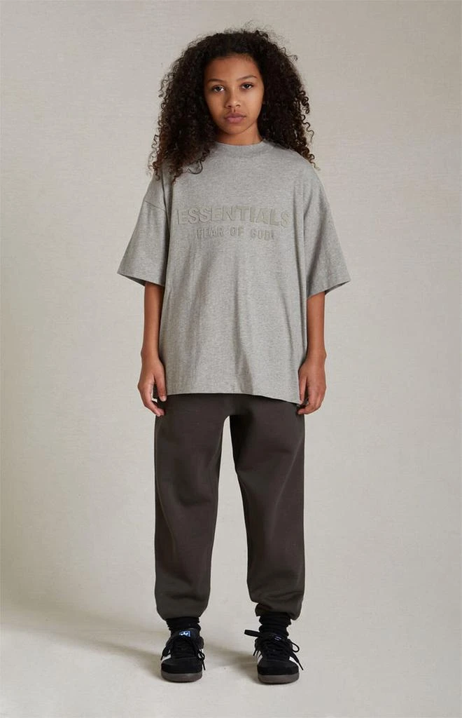 商品Essentials|Essentials Dark Heather Oatmeal T-Shirt,价格¥334,第5张图片详细描述