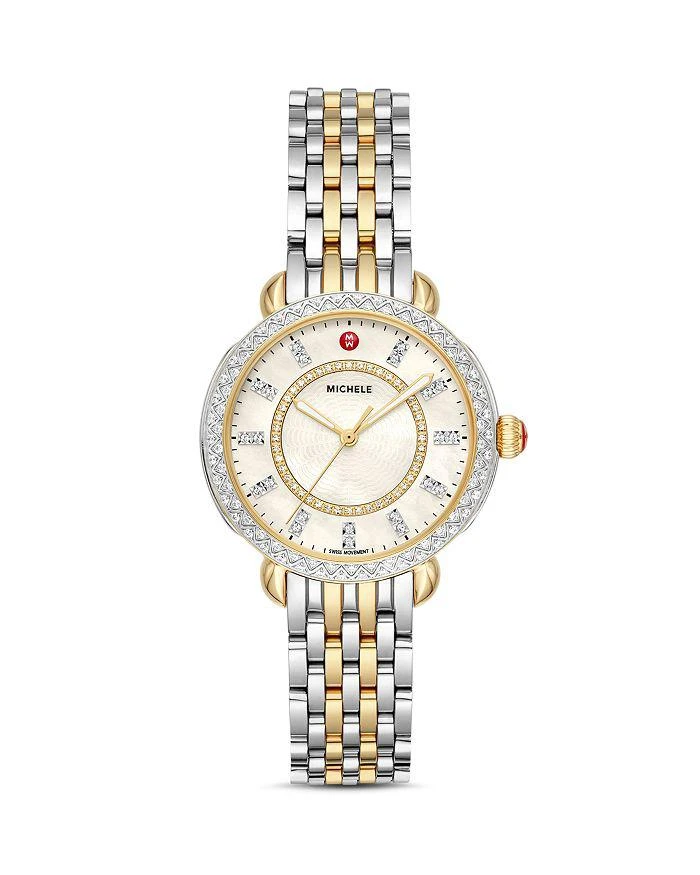 商品Michele|Sidney Classic Diamond Watch, 33mm,价格¥16243,第1张图片