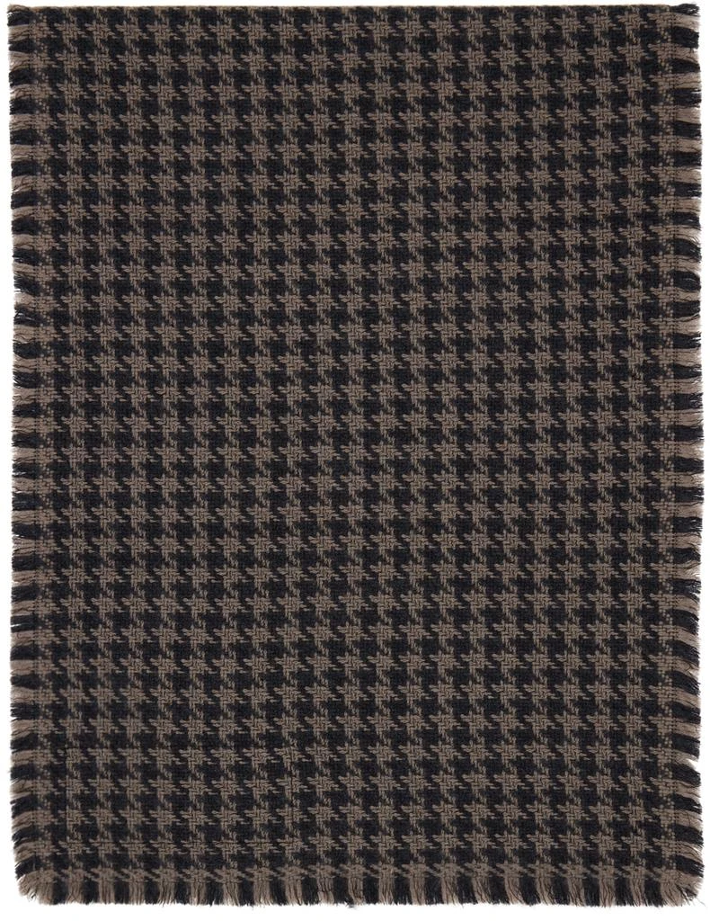 商品Acne Studios|Gray & Black Houndstooth Scarf,价格¥2833,第2张图片详细描述