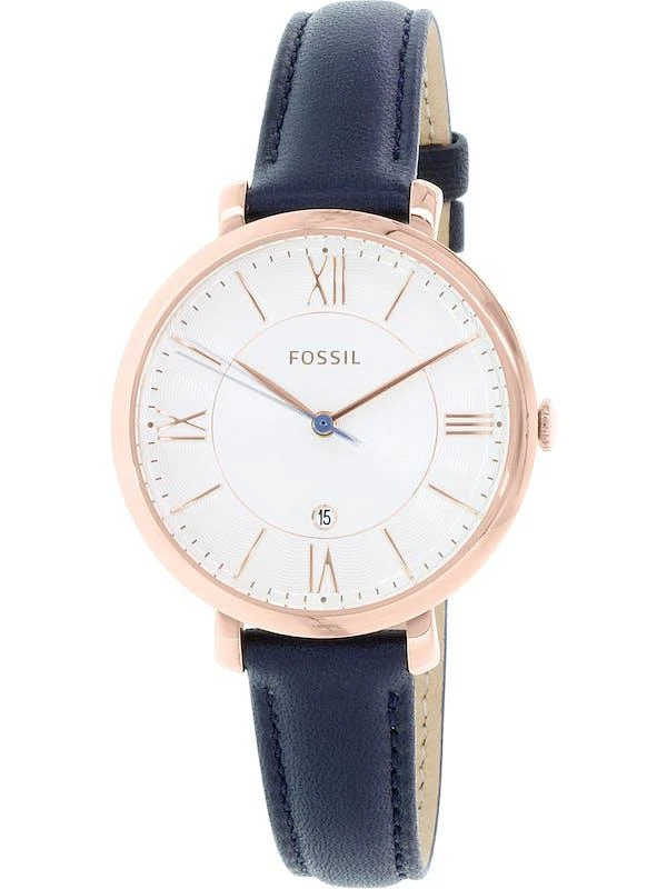 商品Fossil|Fossil Jacqueline ES3843 Elegant Japanese Movement Fashionable Leather Watch ONE SIZE,价格¥556,第1张图片