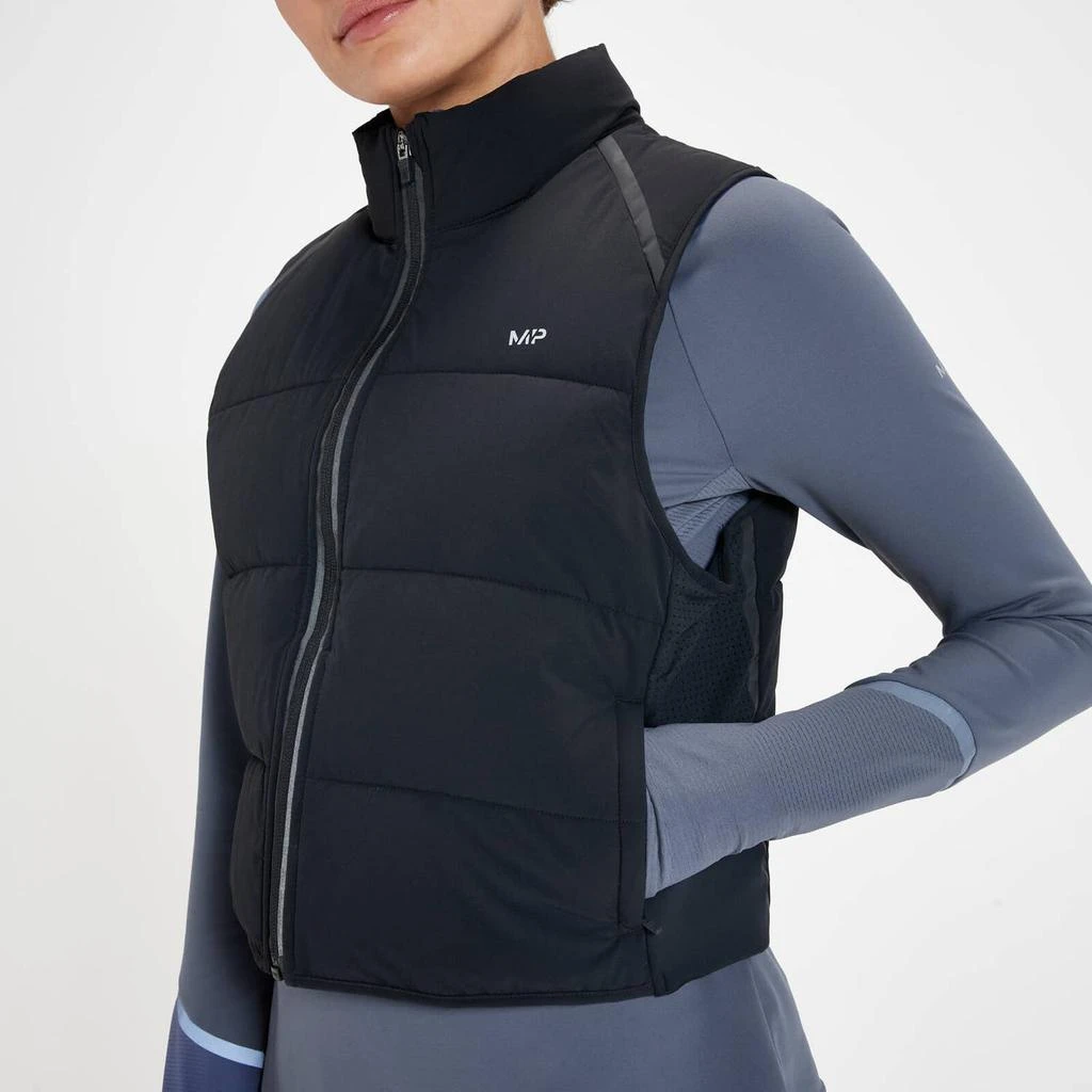 商品The Hut|MP Women's Velocity Cropped Gilet - Black,价格¥383,第4张图片详细描述