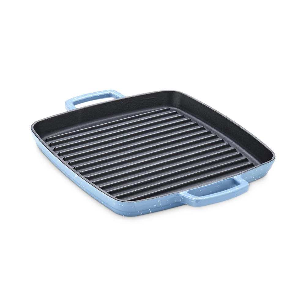 商品Martha Stewart|CLOSEOUT!  Speckle Enameled Cast Iron Grill Pan, Created for Macy's,价格¥124,第2张图片详细描述