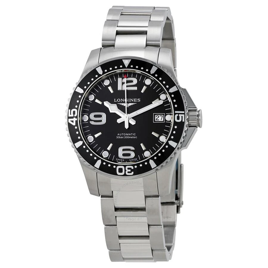 商品Longines|HydroConquest Automatic Black Dial Men's 39 mm Watch L3.741.4.56.6,价格¥7064,第1张图片