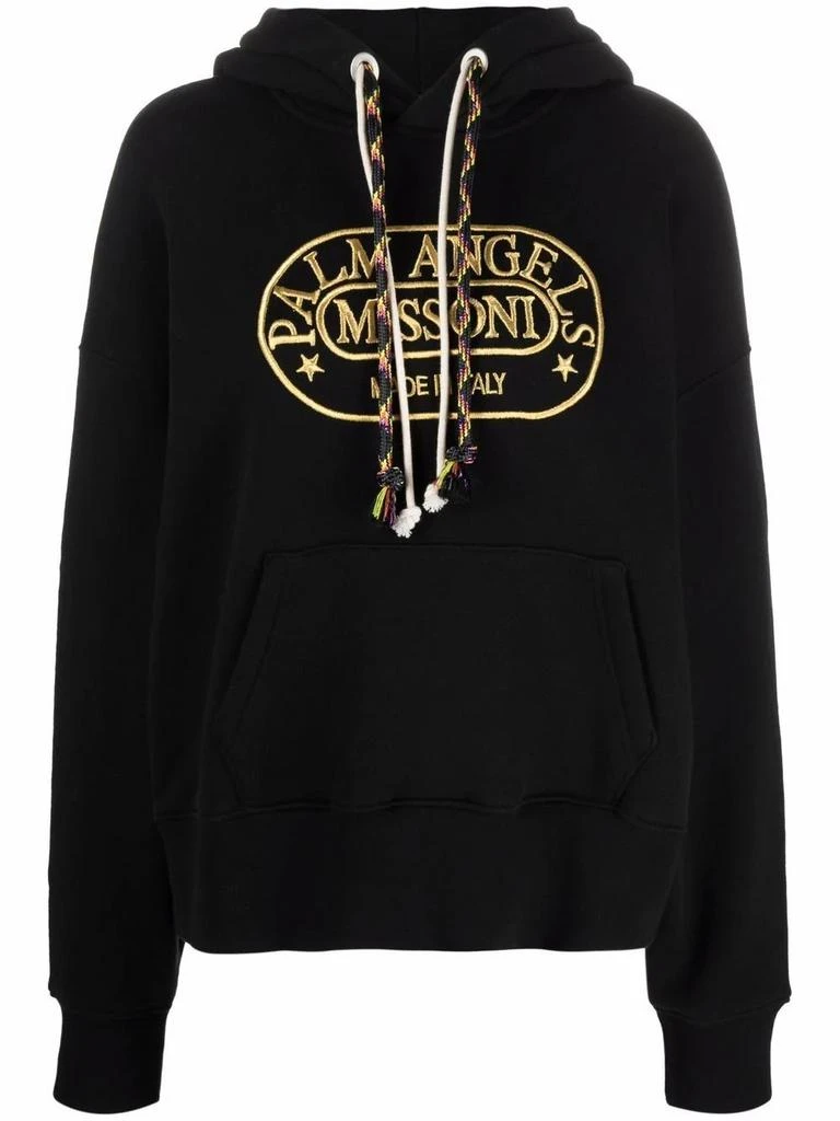 商品Palm Angels|Palm angels women's black cotton sweatshirt,价格¥6859,第1张图片