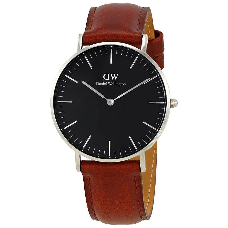 商品Daniel Wellington|Classic St Mawes Black Dial 36MM Watch DW00100142,价格¥744,第1张图片