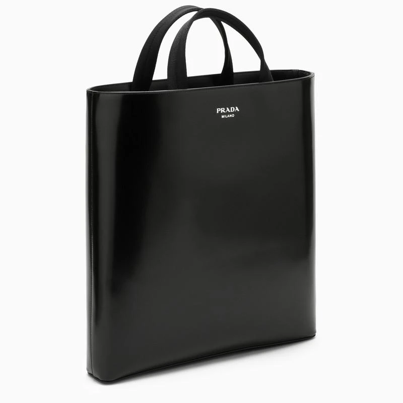 商品Prada|Black tote bag with water bottle,价格¥20944,第3张图片详细描述