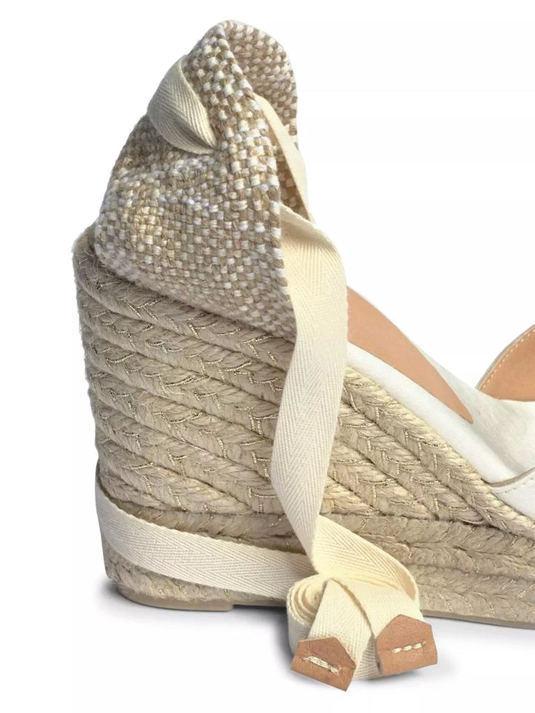 商品CASTAÑER|Chiara Satin Platform Wedge Espadrilles,价格¥1824,第3张图片详细描述