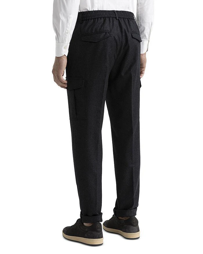 商品Peserico|Wool Regular Fit Pleated Cargo Jogger Pants,价格¥2882,第2张图片详细描述