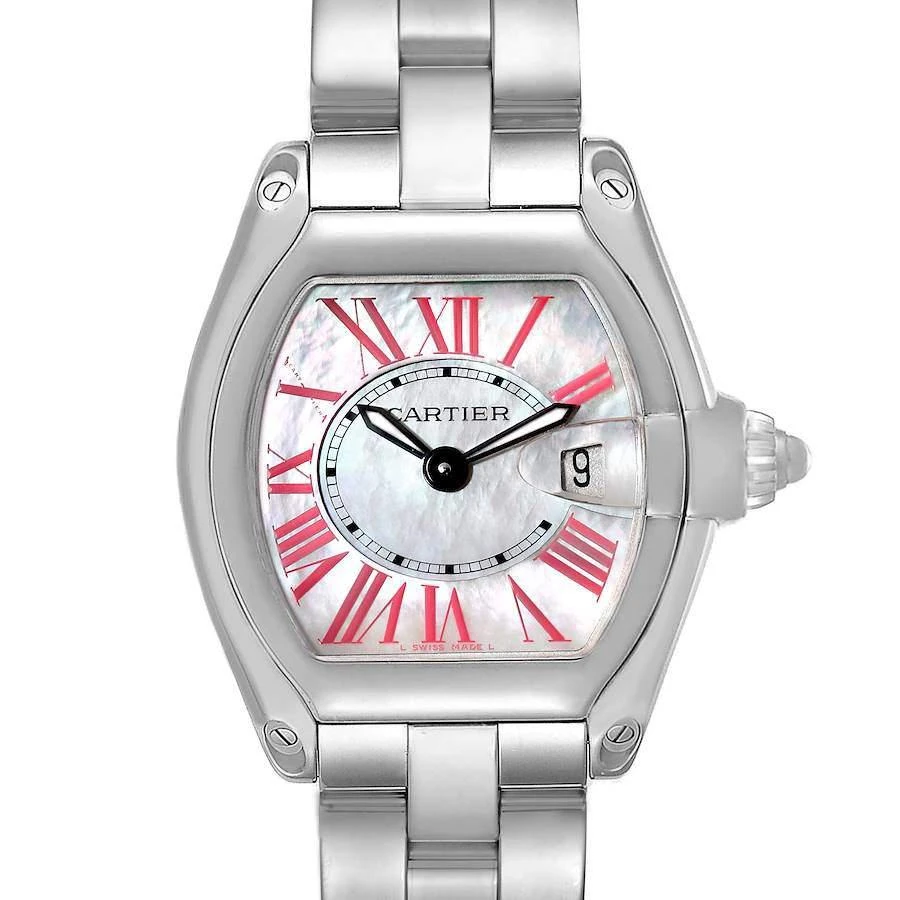 Cartier MOP Stainless Steel Roadster W6206006 Women's Wristwatch 30 mm 商品