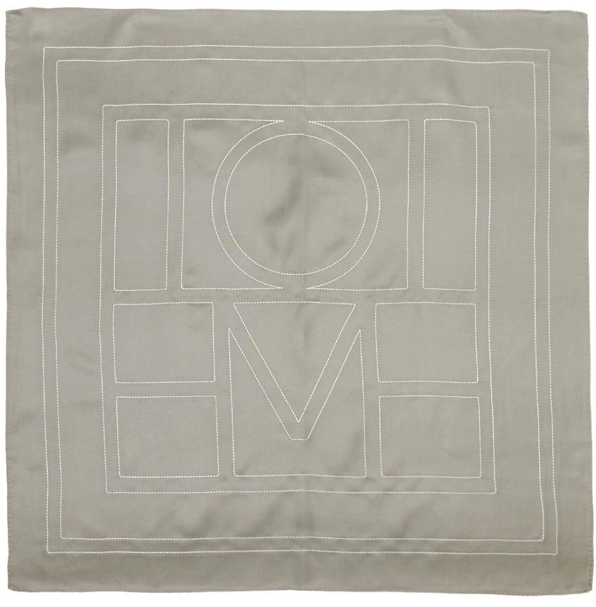 商品Totême|Logo Embroidered Monogram Scarf,价格¥1611,第1张图片