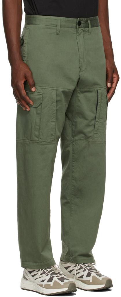 Khaki Cotton Cargo Pants商品第2张图片规格展示