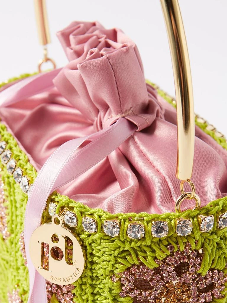 Holli crystal-embellished crochet handbag 商品