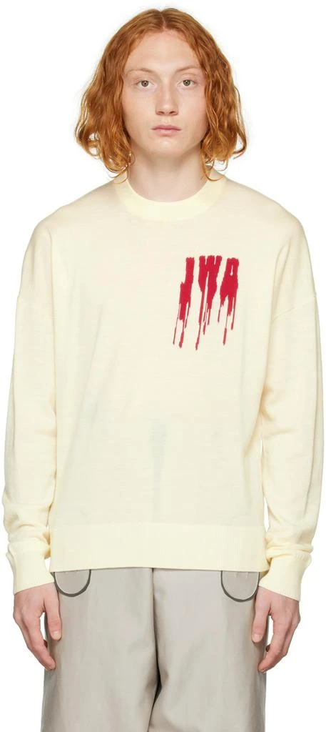 商品JW Anderson|Off-White Intarsia Sweater,价格¥1112,第1张图片