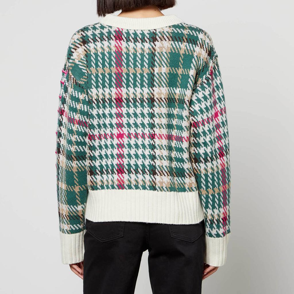 Tommy Hilfiger Houndstooth Intarsia Cotton-Blend Jumper商品第2张图片规格展示