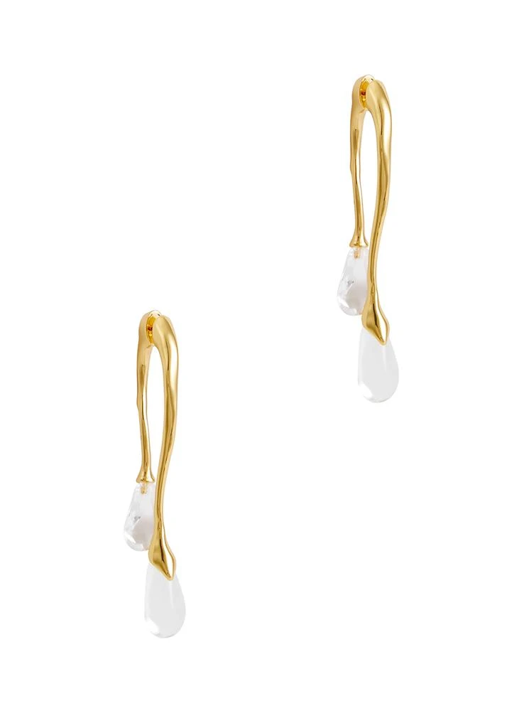 商品Alexis Bittar|Lucite and 14kt gold-plated drop earrings,价格¥2441,第1张图片