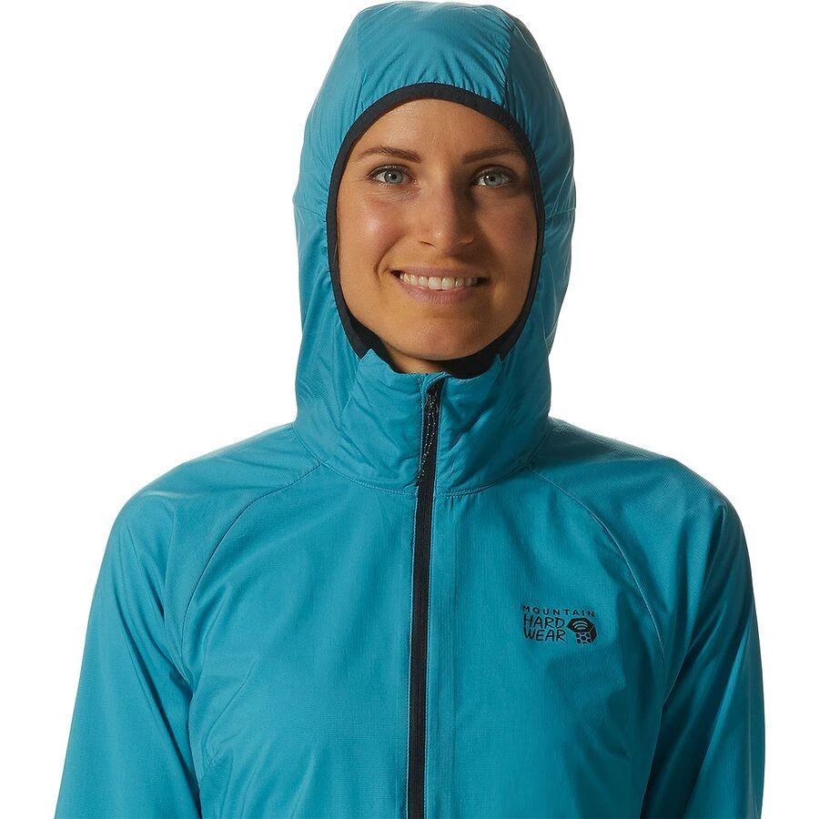 商品Mountain Hardwear|Kor AirShell Wind Hooded Jacket - Women's,价格¥488,第3张图片详细描述