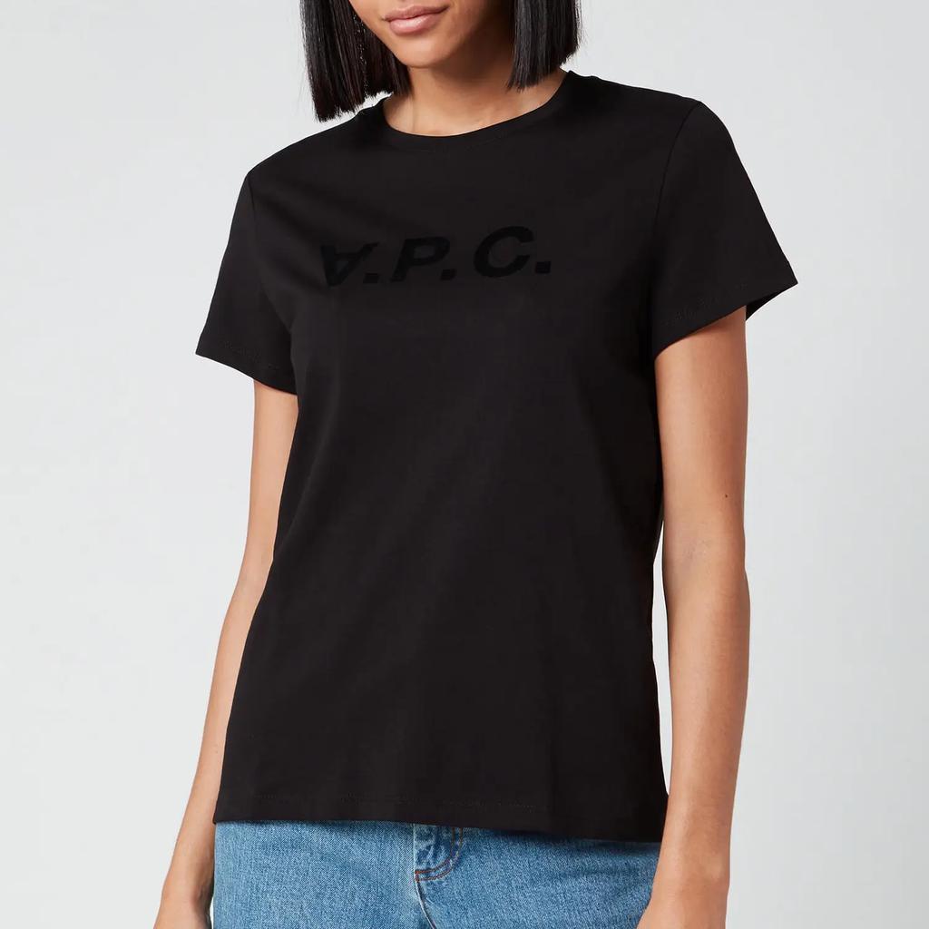 商品A.P.C.|A.P.C. Women's VPC T-Shirt - Black,价格¥757,第1张图片