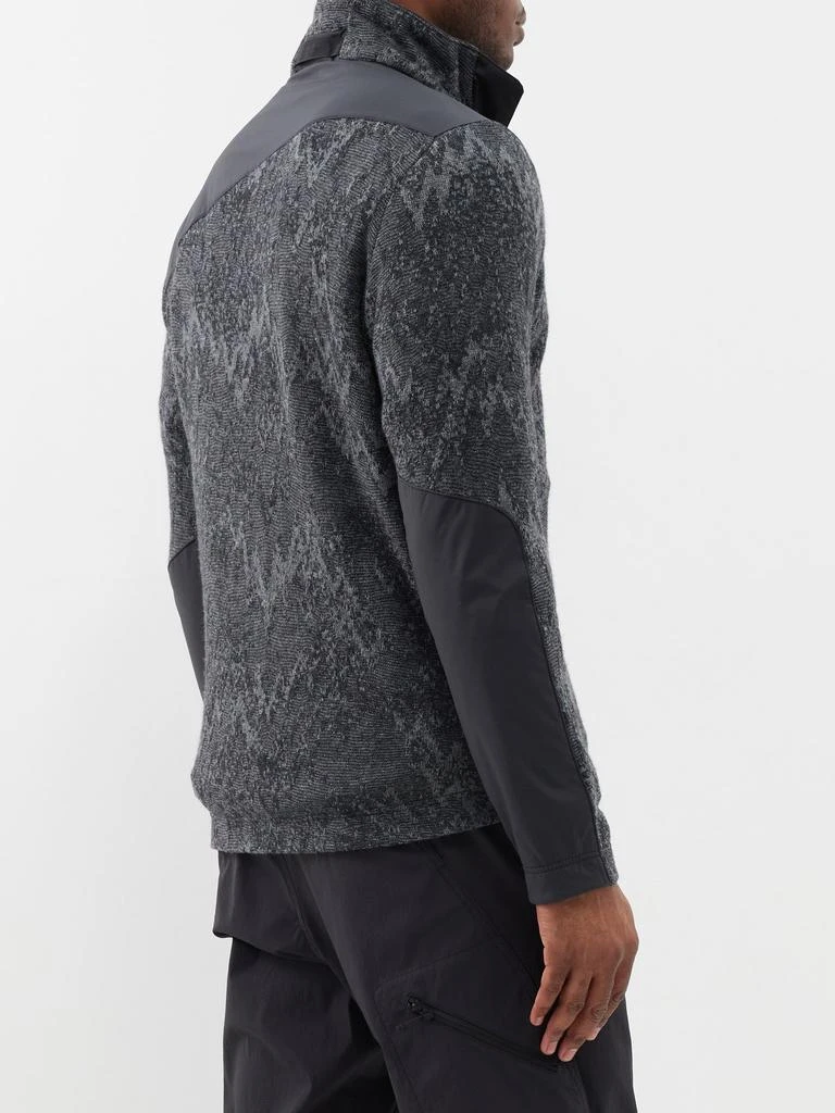 商品Klattermusen|Bolmsö wool-blend panelled top,价格¥4458,第5张图片详细描述