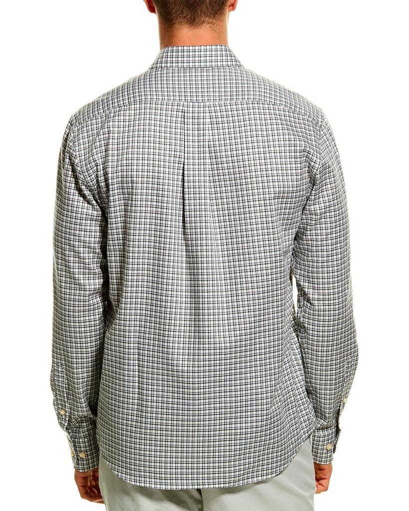 Scott Barber Melange Tattersall Button-Down Shirt商品第2张图片规格展示