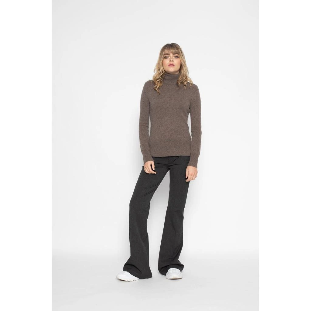 商品预计3周后发货 Perfect Cashmere|Perfect Cashmere - Pull Col Roulé Loose Tracy Taupe, 100% Cachemire, 2 Fils, Jersey - Femme,价格¥475,第3张图片详细描述