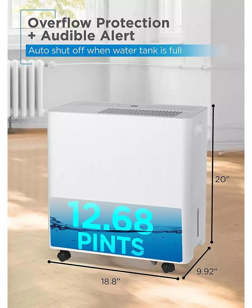 商品Black & Decker|4500 Sq. Ft. Dehumidifier for Large Spaces and Basements, Energy Star Certified,价格¥1696,第2张图片详细描述