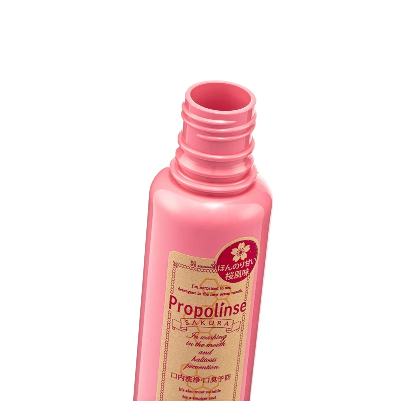 商品[国内直发] Propolinse|PROPOLINSE 樱花味漱口水(无酒精) 150亳升 150ml,价格¥135,第3张图片详细描述