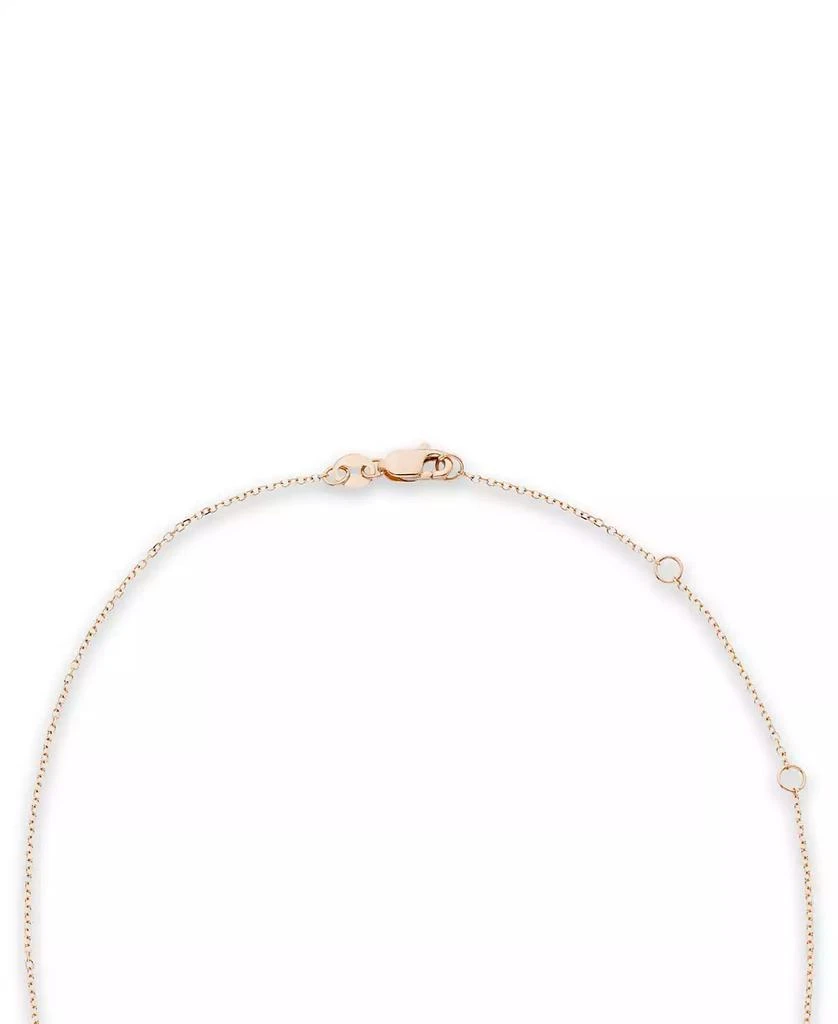 商品Macy's|Diamond (1/5 ct. t.w.) Pave Pendant in 14k Yellow or Rose Gold,价格¥9086,第2张图片详细描述