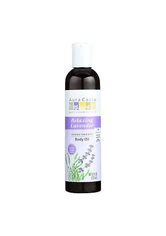 商品Aura Cacia|Cacia Aromatherapy Body Oil Lavender Harvest   8 Fl Oz,价格¥147,第1张图片