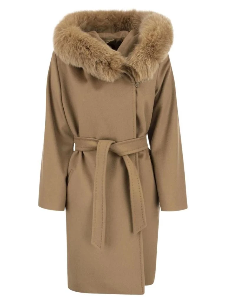 商品Weekend Max Mara|Max mara studio women's beige other materials coat,价格¥7246,第1张图片