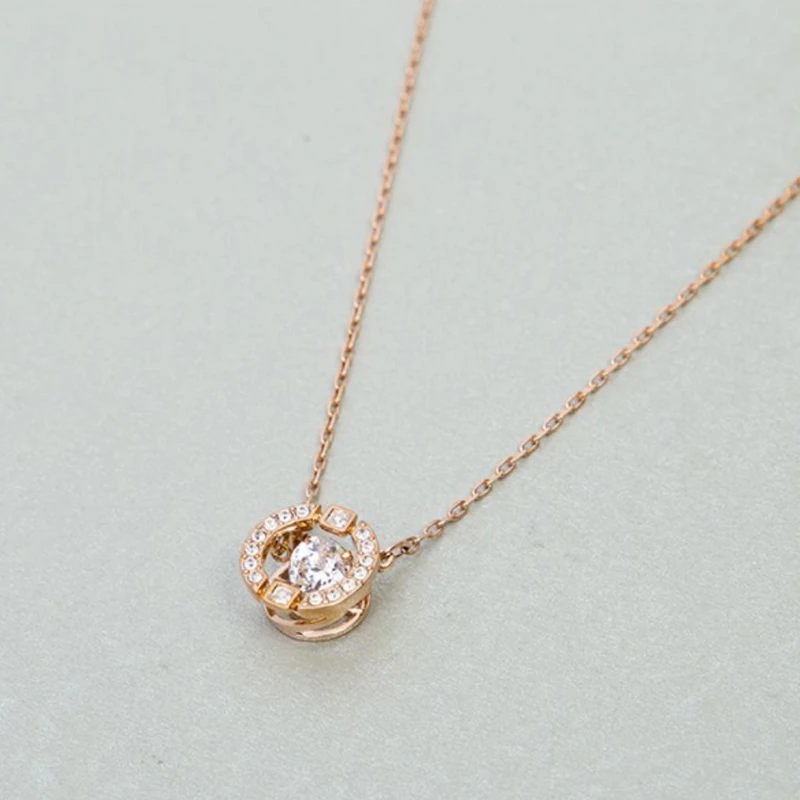 SWAROVSKI 施华洛世奇 跳动的心 SPARKLING DANCE 项链 玫瑰金色 5272364 七夕情人节礼物 送女友  商品