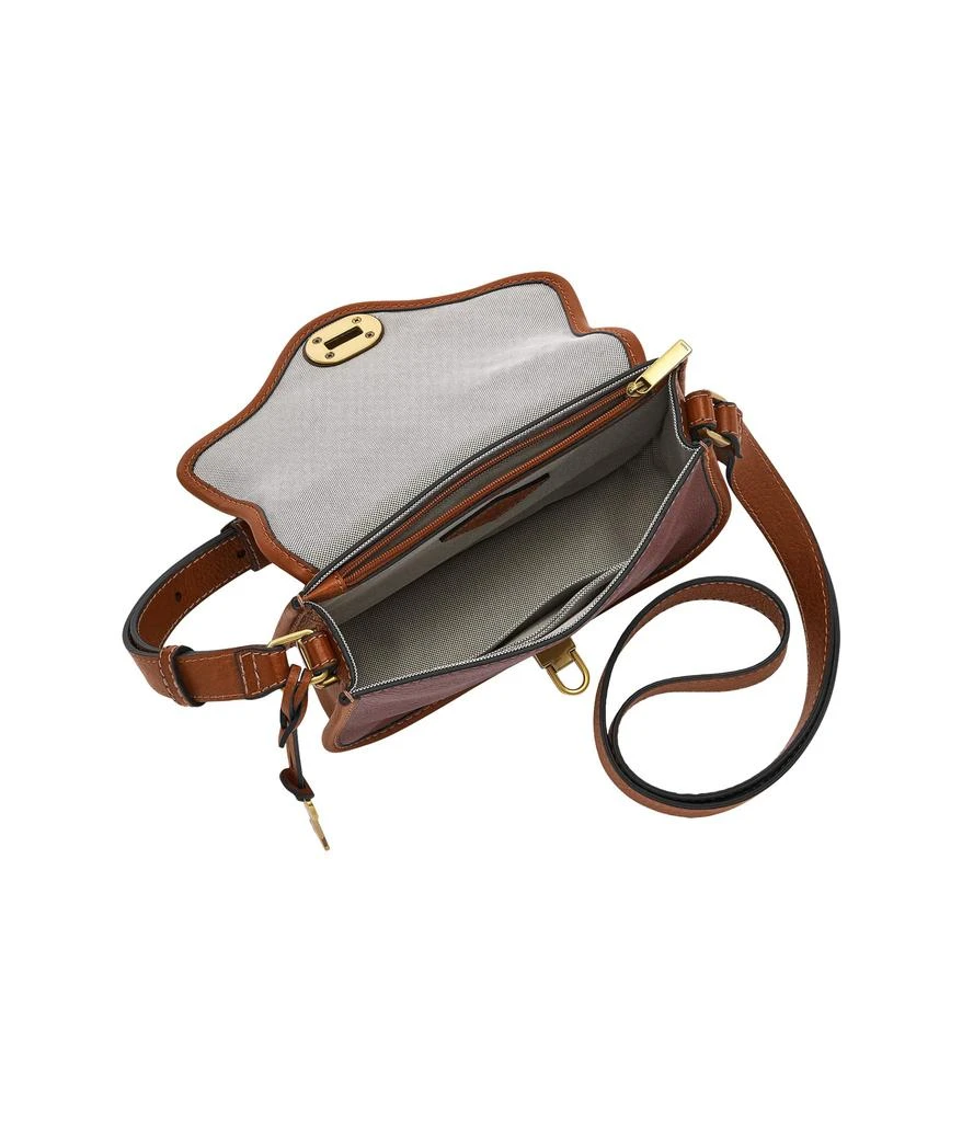 商品Fossil|Heritage Leather Mini Flap Crossbody,价格¥1460,第3张图片详细描述