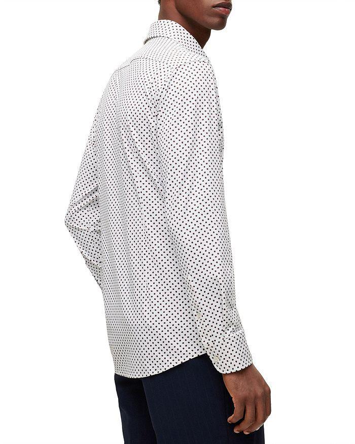 商品Hugo Boss|Hank Kent Slim Fit Printed Long Sleeve Shirt,价格¥681,第7张图片详细描述