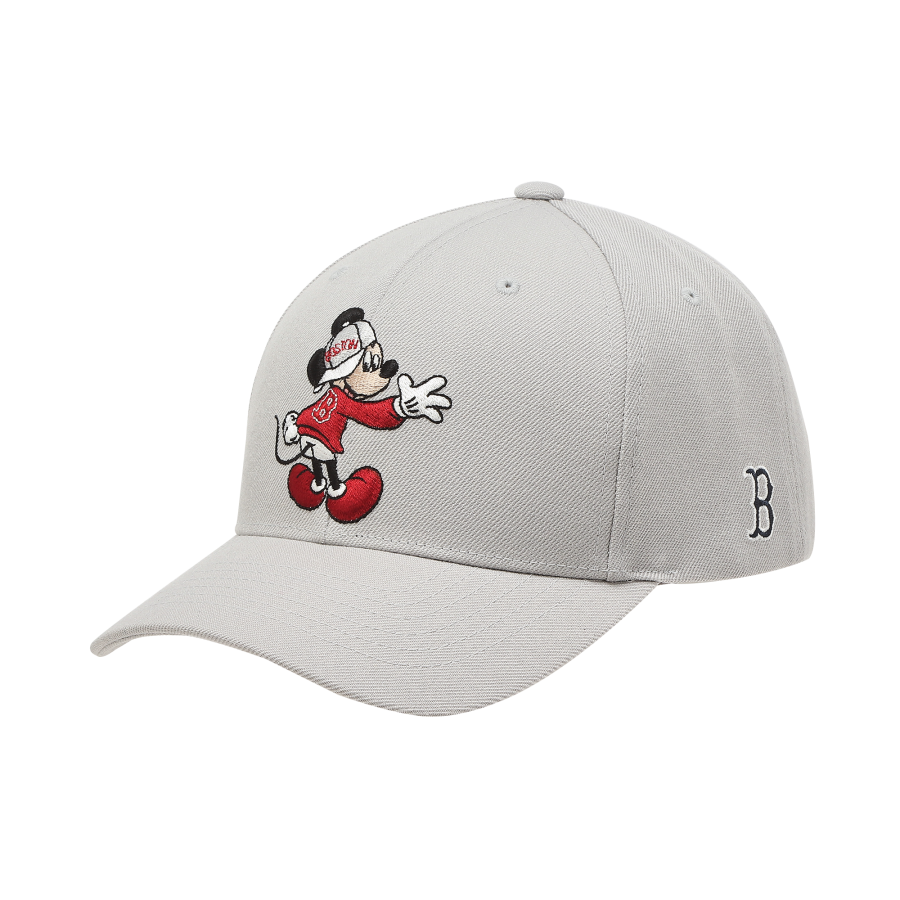【享贝家】MLB 迪士尼米奇联名侧边logo 棒球帽 灰色32CPKA011-43M-FREE商品第1张图片规格展示