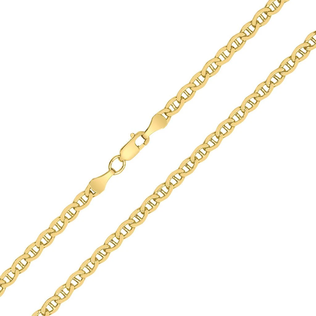 商品Monary|14K Yellow Gold Filled 3.2MM Mariner Link Chain with Lobster Clasp - 18 Inch,价格¥1289,第3张图片详细描述