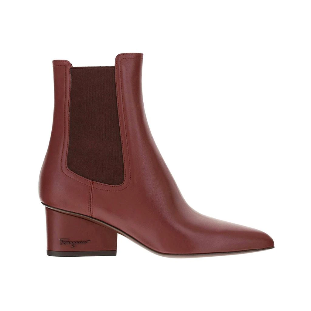 商品Salvatore Ferragamo|Salvatore Ferragamo Velta 55 Leather Boots,价格¥4347,第1张图片
