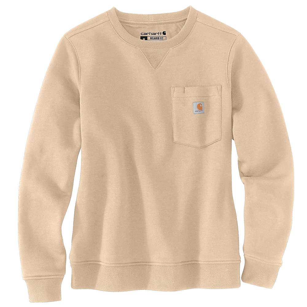 Women's Relaxed Fit Clarksburg Crewneck Pocket Sweatshirt商品第3张图片规格展示