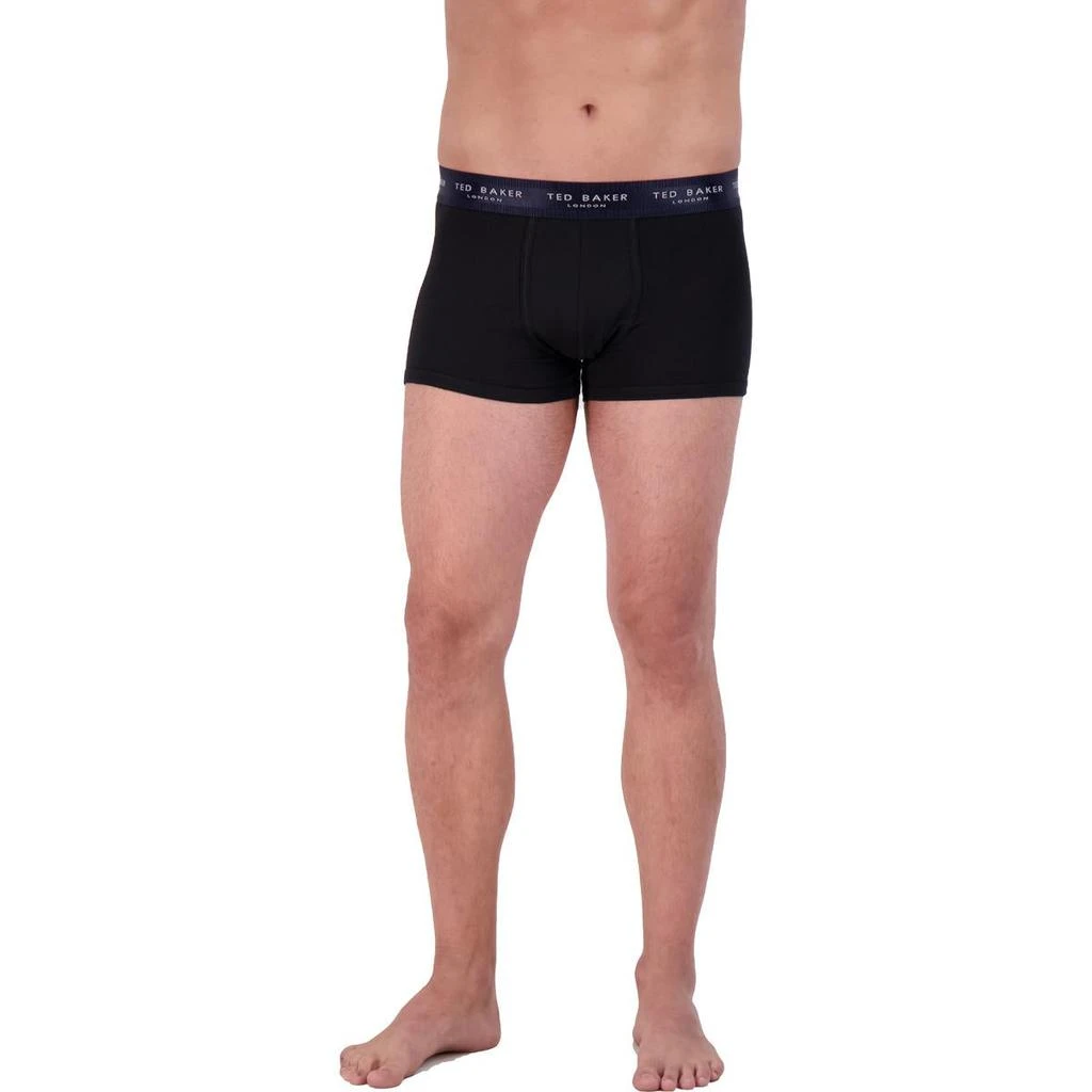 商品Ted Baker London|Ted Baker Men's 3 Pack Cotton Stretch Logo Trim Trunks Underwear,价格¥93,第2张图片详细描述