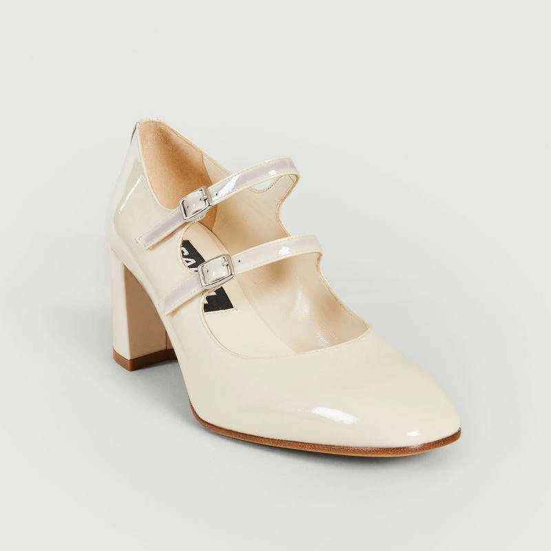 商品Carel|Alice patent pumps Beige CAREL,价格¥3175,第1张图片