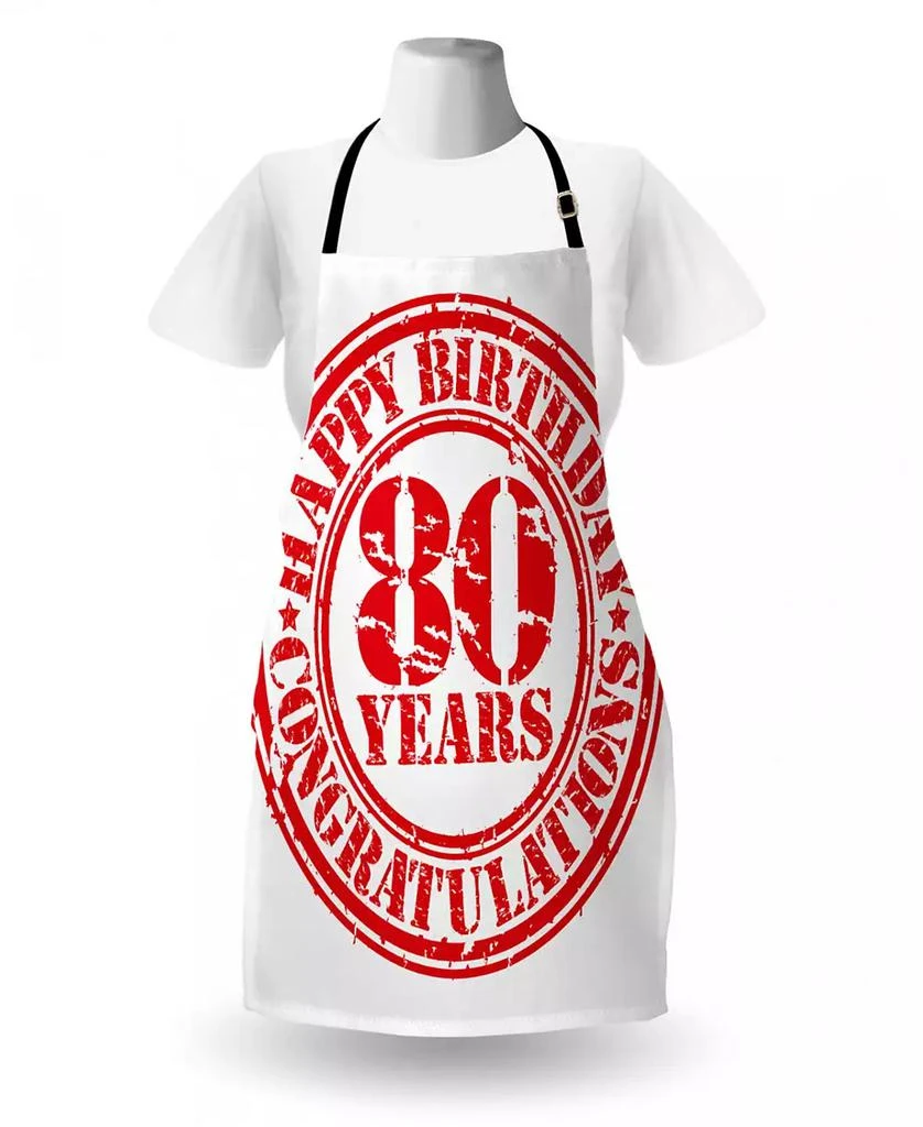 商品Ambesonne|80th Birthday Apron,价格¥191,第2张图片详细描述