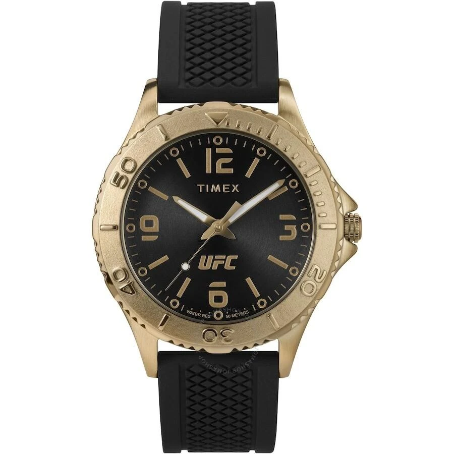 商品Timex|UFC Gamer Quartz Black Dial Men's Watch TW2W35000,价格¥335,第1张图片