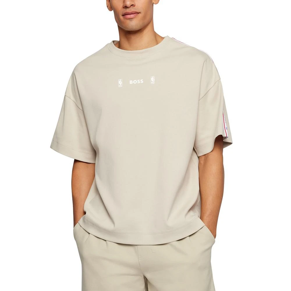 商品Hugo Boss|BOSS x NBA Men's Relaxed-Fit T-Shirt,价格¥444,第1张图片