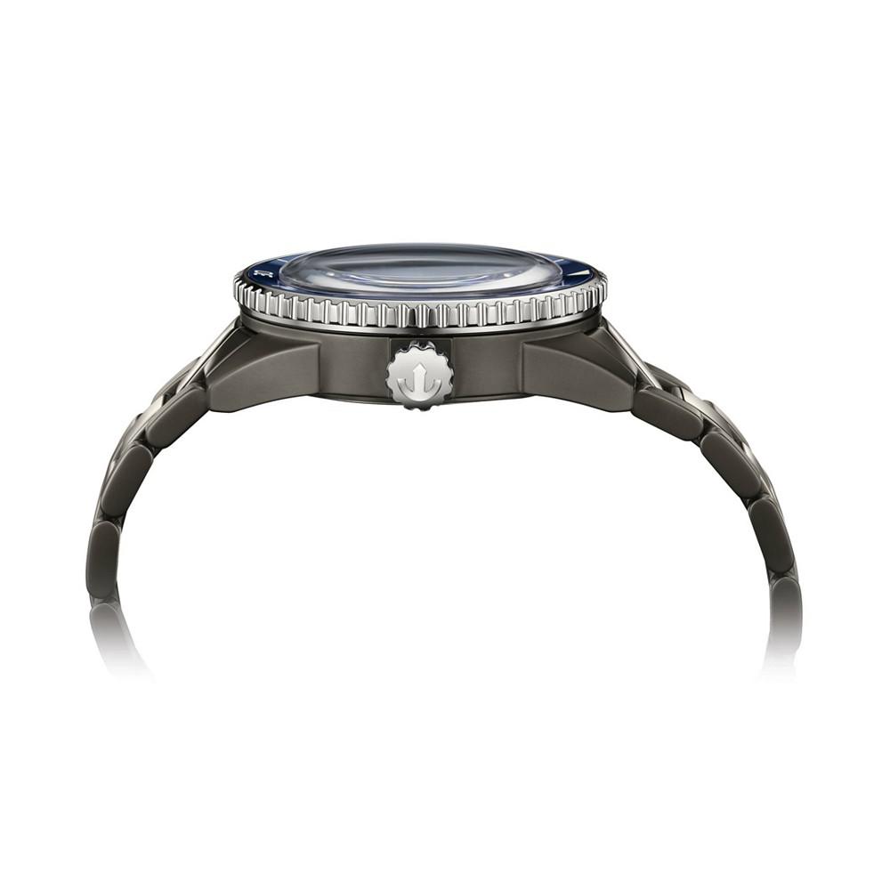 Men's Swiss Automatic Captain Cook Silver High Tech Ceramic Bracelet Watch 43mm商品第4张图片规格展示