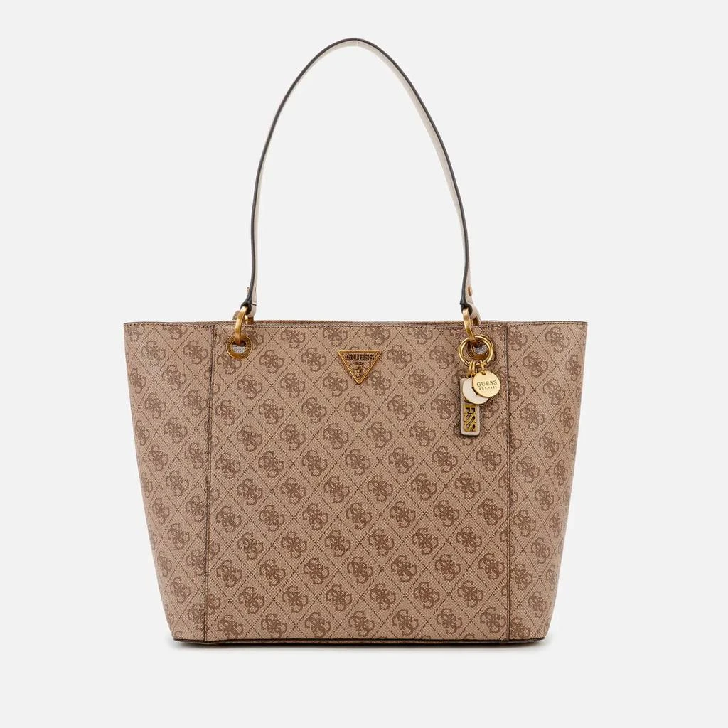 商品GUESS|Guess Women's Noelle Elite Tote Bag - Latte,价格¥1189,第1张图片