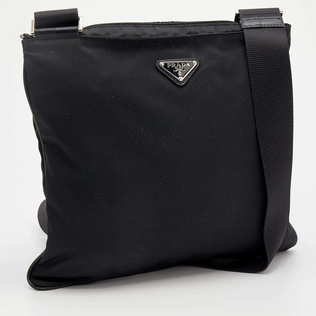 商品[二手商品] Prada|Prada Black Tessuto Nylon Messenger Bag,价格¥2838,第3张图片详细描述