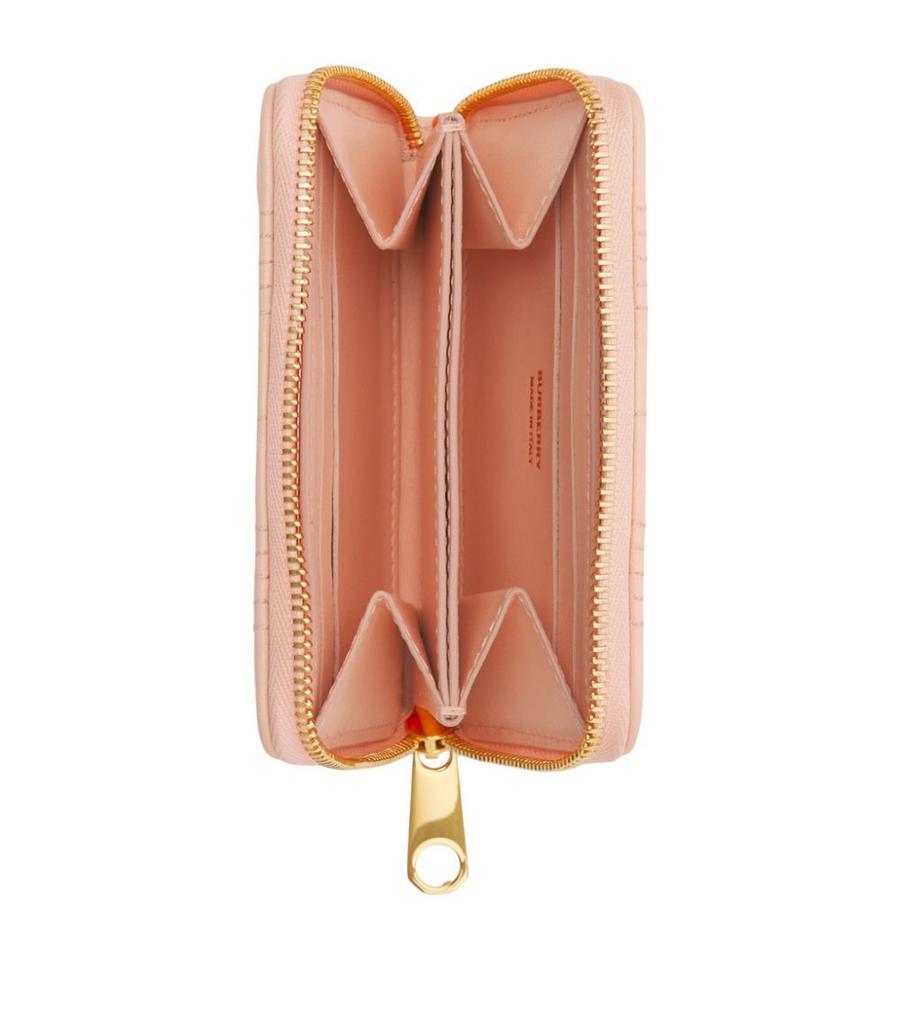商品Burberry|Quilted Leather Lola Zip-Up Wallet,价格¥3337,第6张图片详细描述