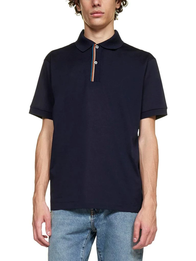 商品Paul Smith|Paul Smith Short-Sleeved Striped Trim Polo Shirt,价格¥1290,第2张图片详细描述