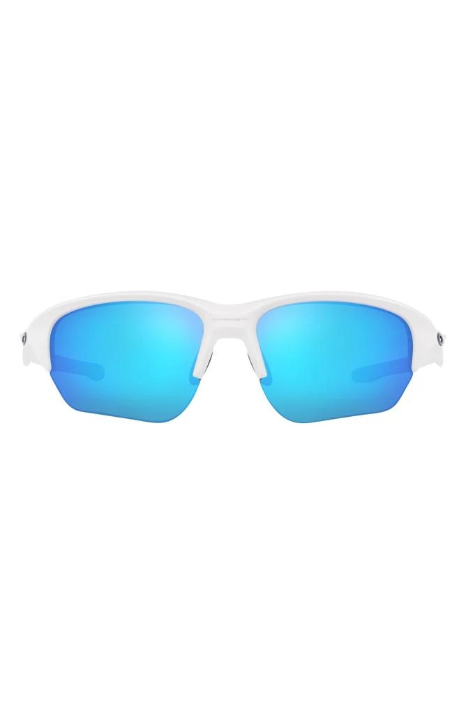 Oakley Flak Beta 64mm Mirrored Oversize Rectangular Sunglasses 1