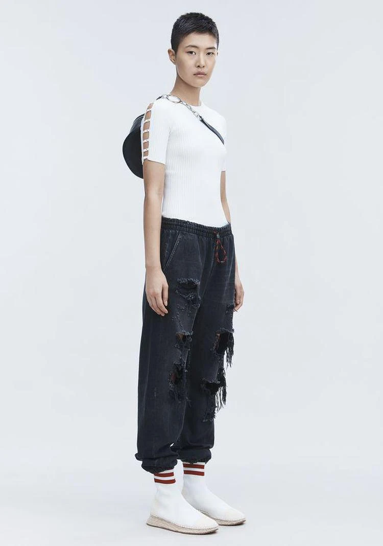 商品Alexander Wang|BRA STRAP RAGLAN TEE,价格¥979,第1张图片