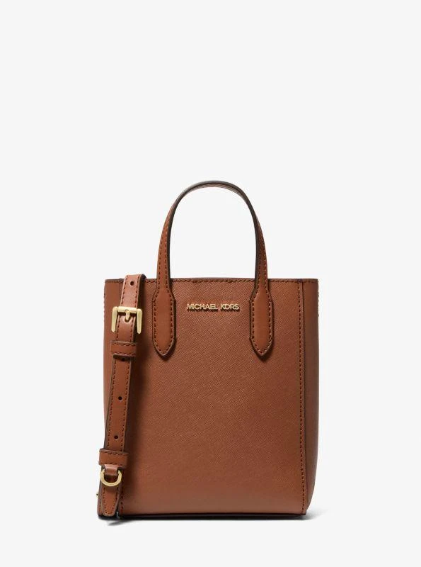 Vincent Extra-Small Saffiano Leather Crossbody Bag With Logo Card Case 商品